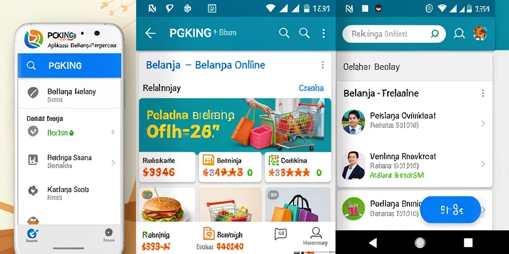 Antarmuka PGKING yang modern dan user-friendly.
